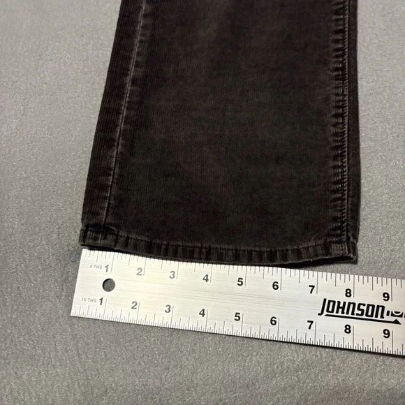 JCrew Corduroy Pants Mens 33x30 Black Straight Leg Regular Fit Medium Wale 77388 - Picture 2 of 10